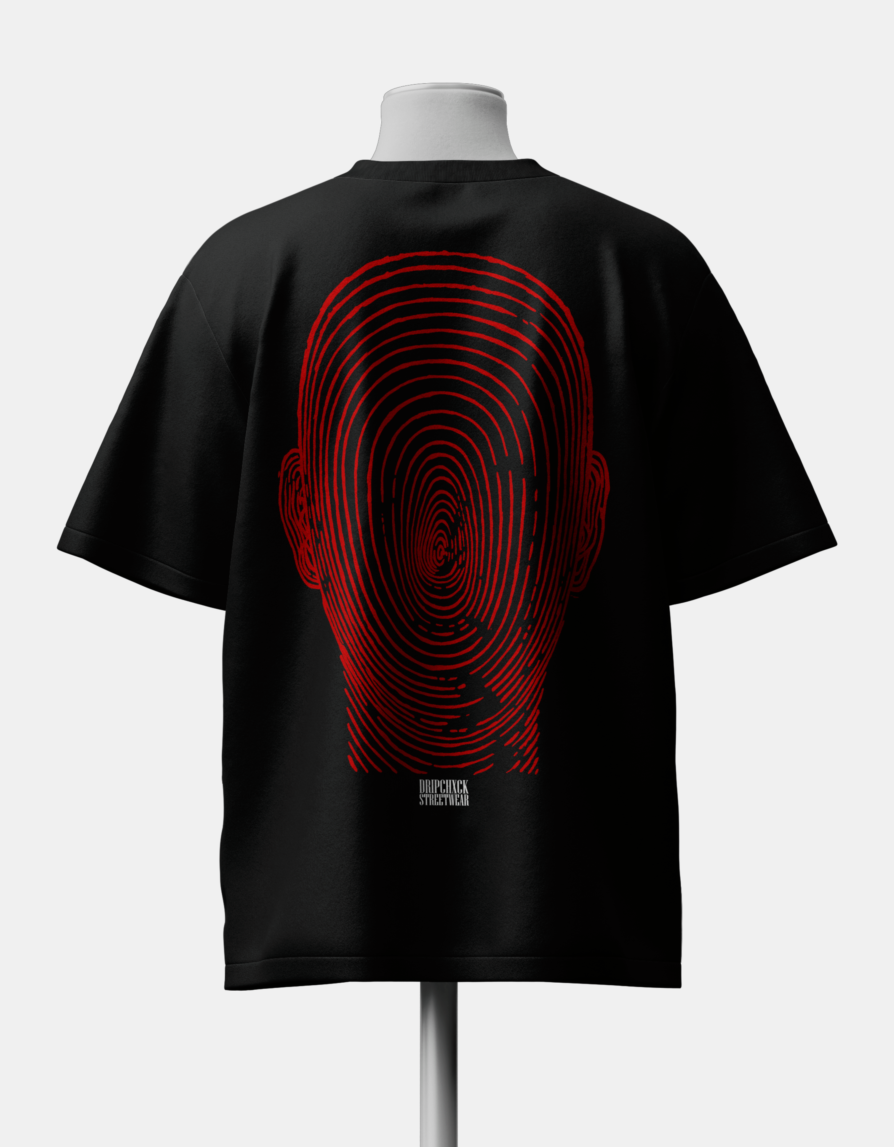 Faceless - Oversized T-Shirt - Black