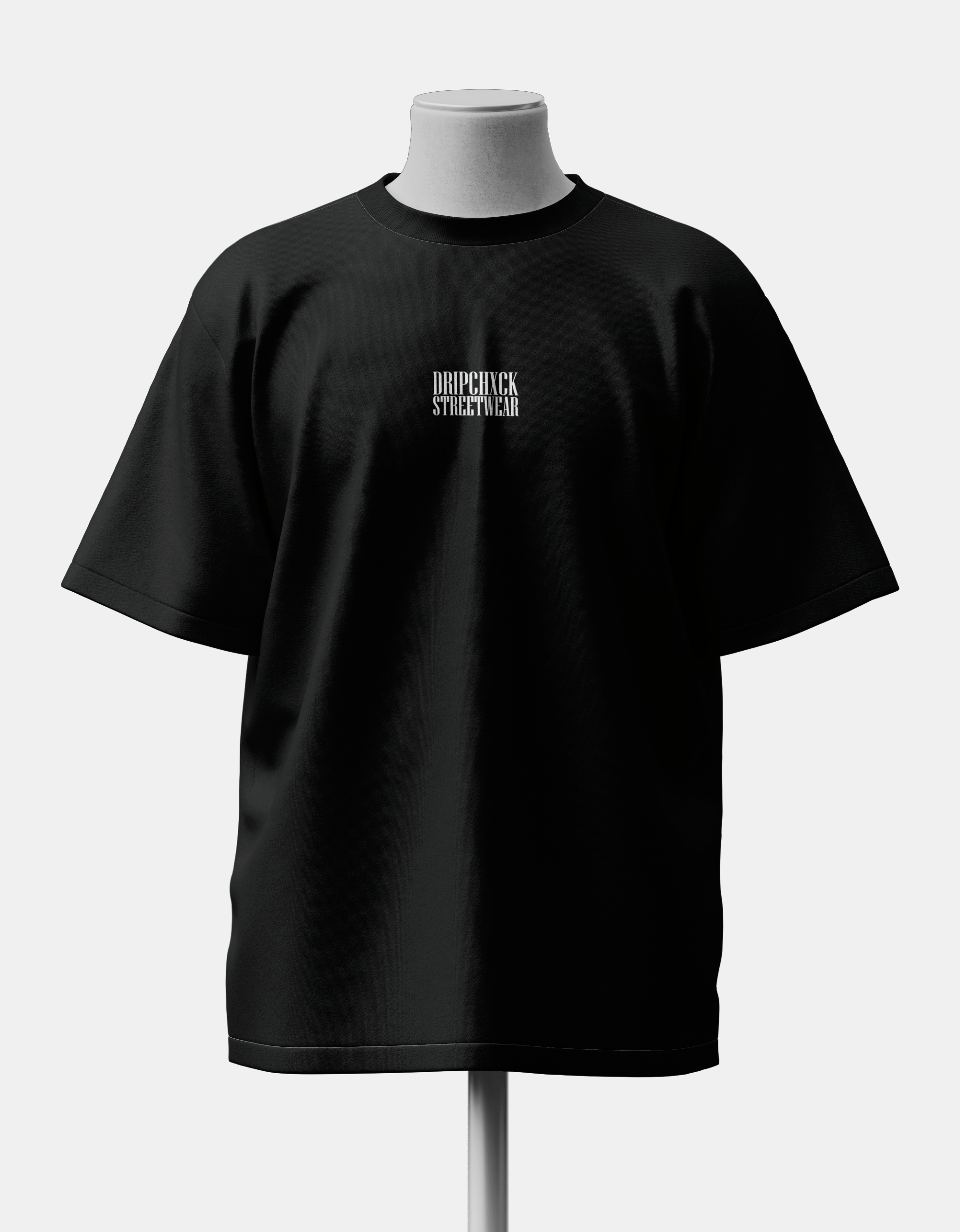 Faceless - Oversized T-Shirt - Black