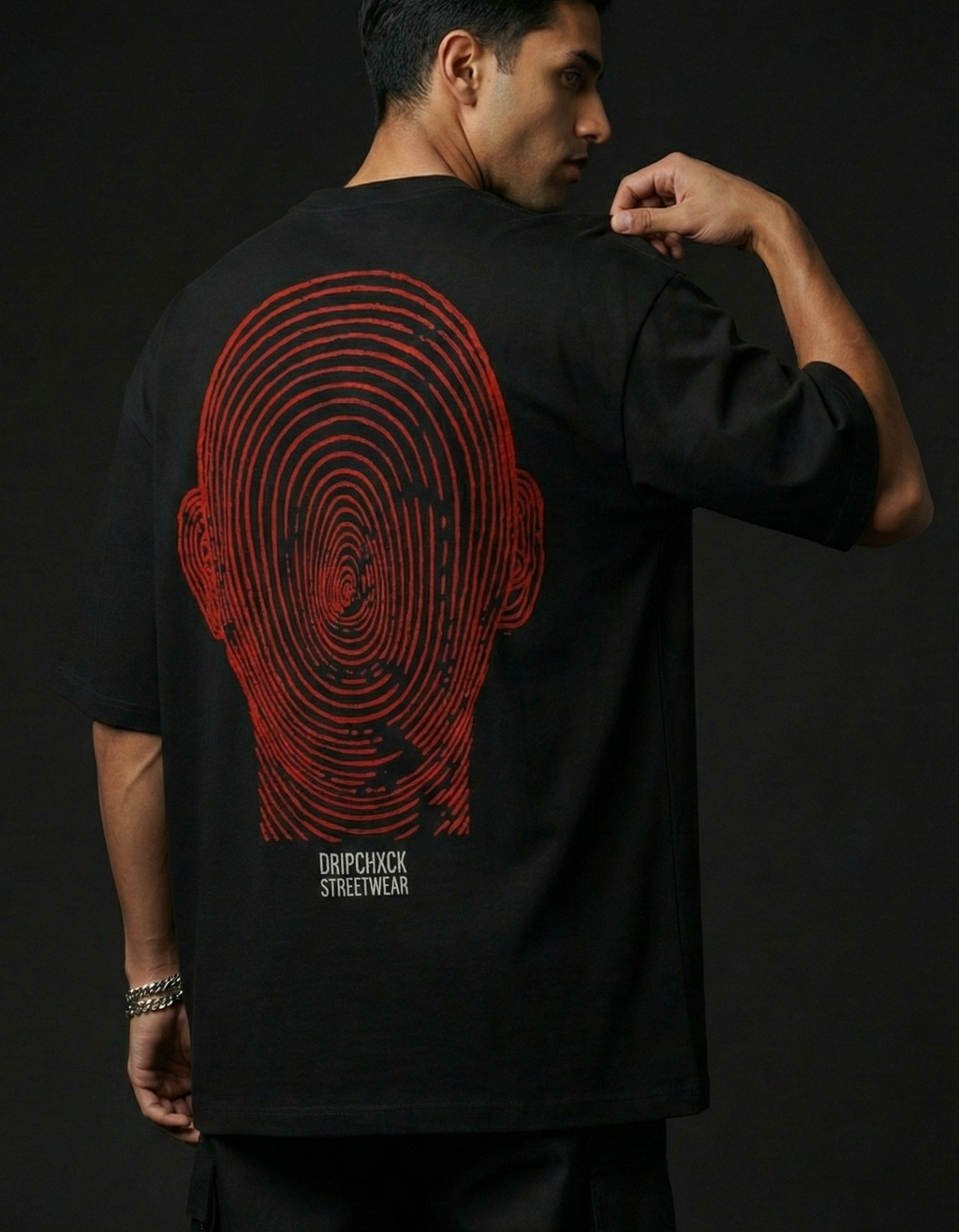 Faceless - Oversized T-Shirt - Black