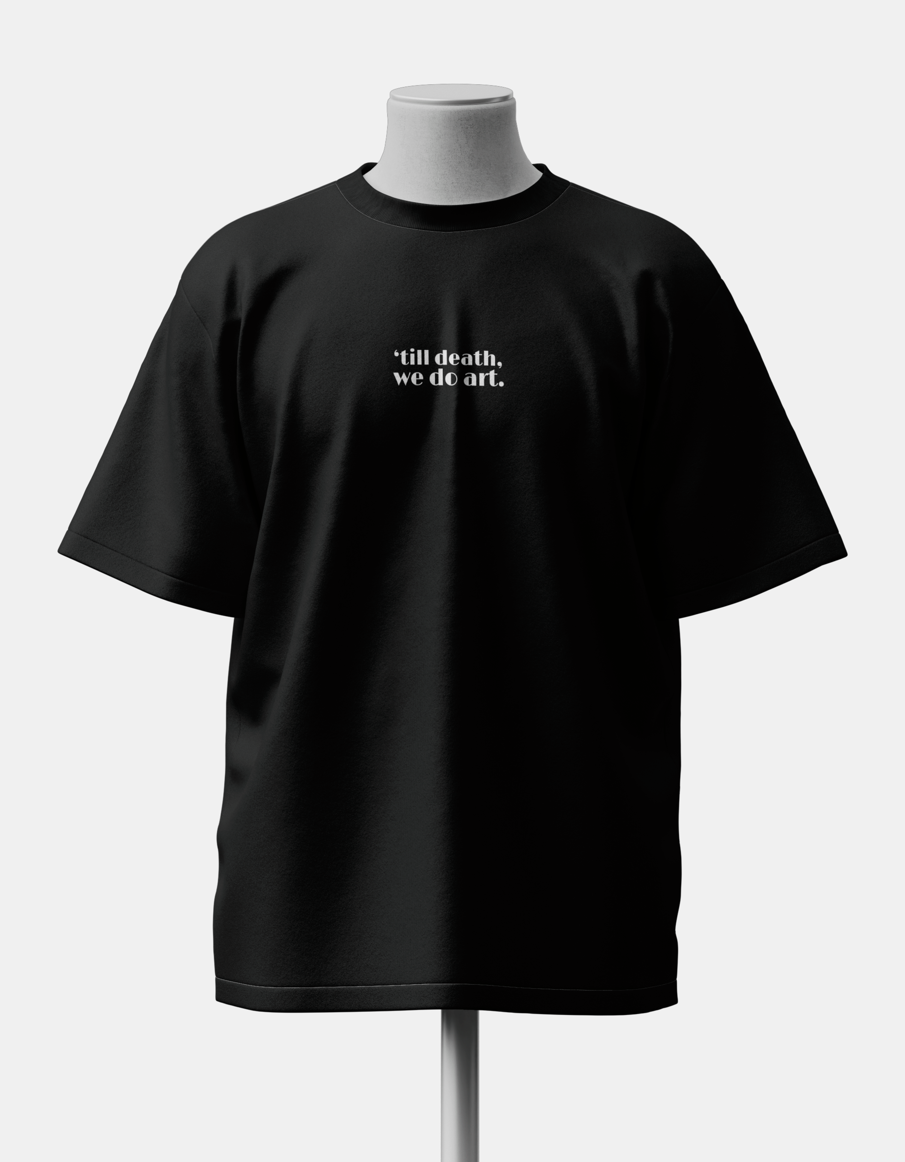 Art Eternal - Oversized T-Shirt - Black