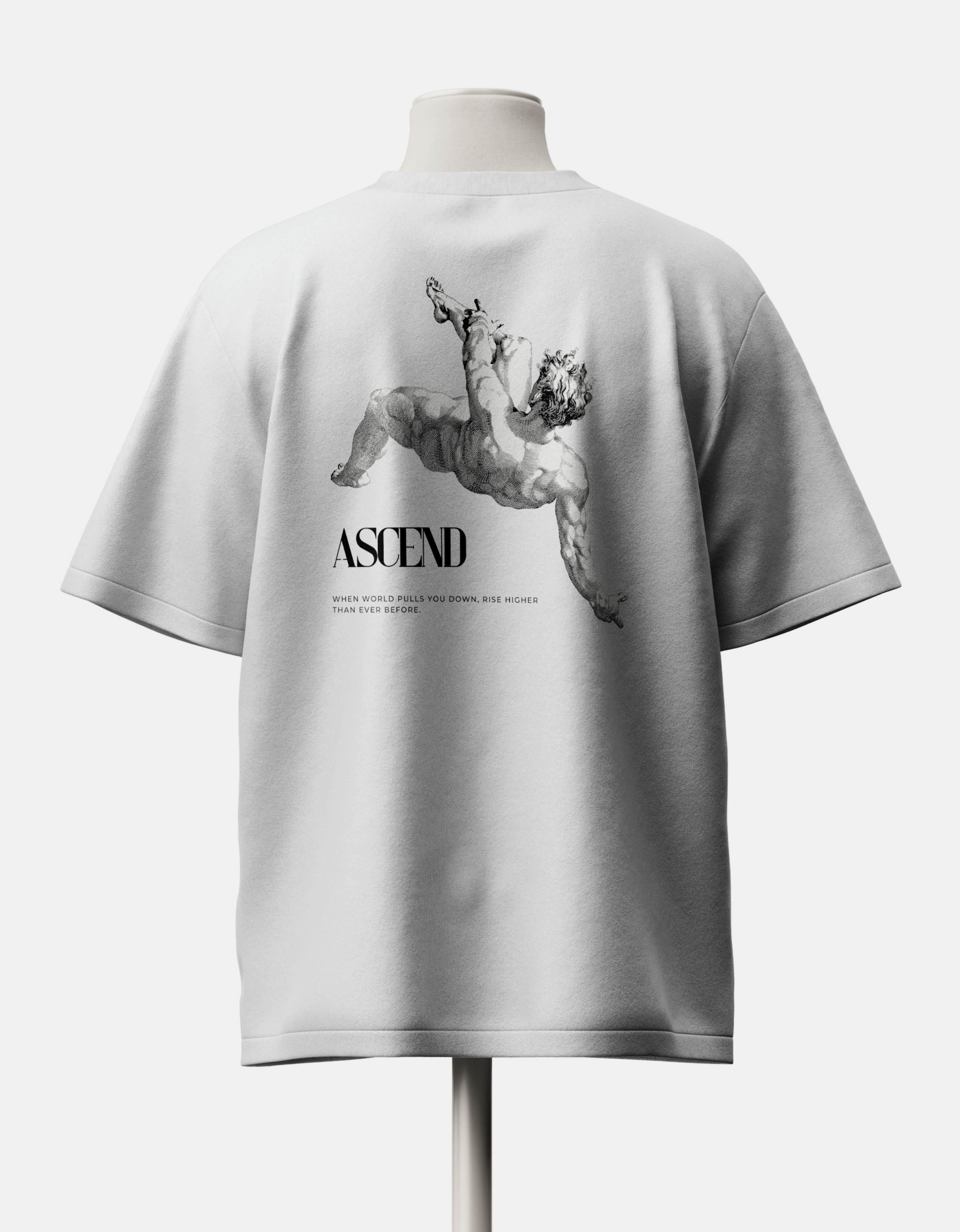 Ascend - Oversized T-Shirt - White
