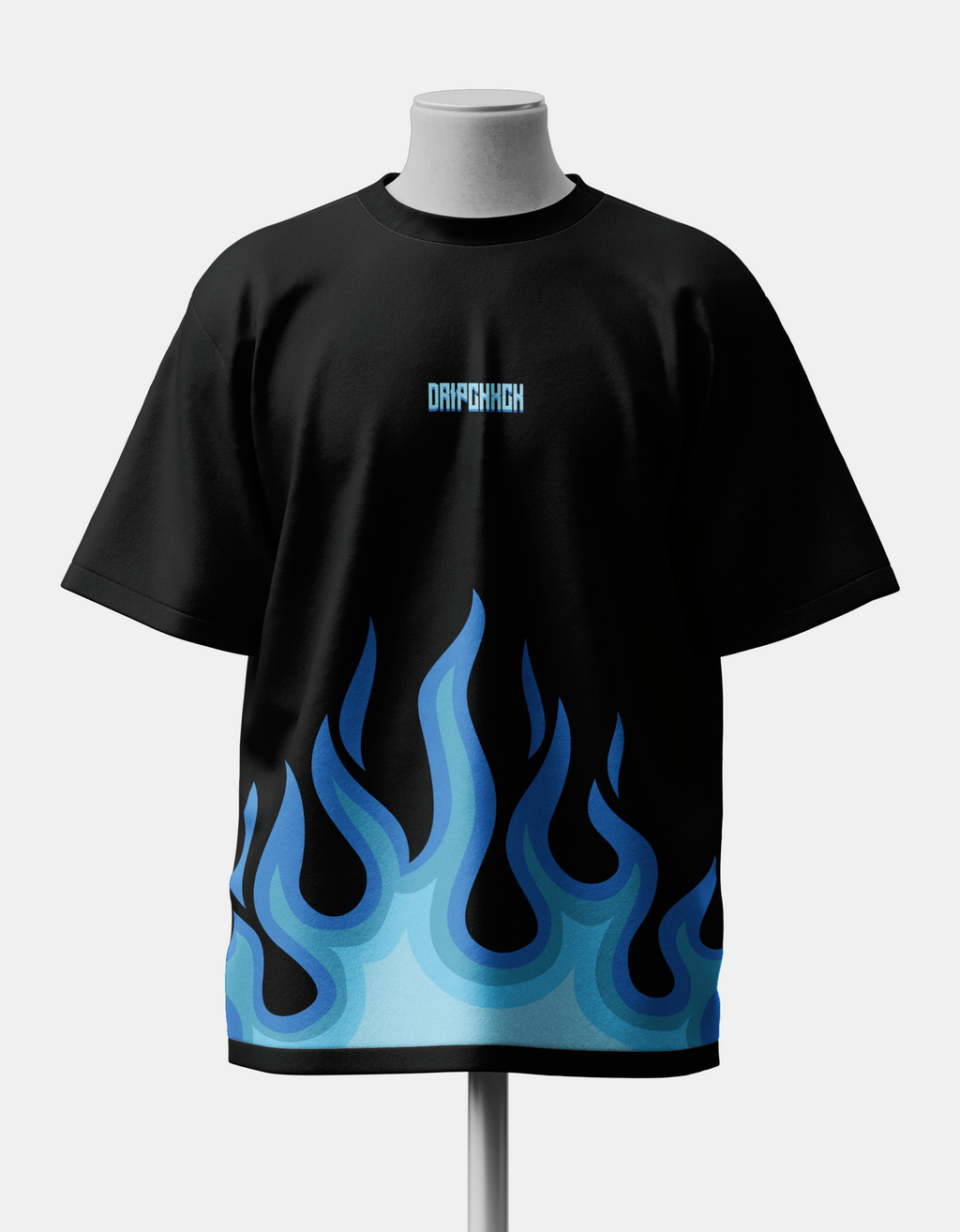 Hot Streak - Oversized T-Shirt - Black