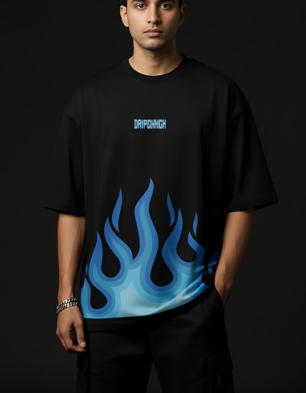 Hot Streak - Oversized T-Shirt - Black