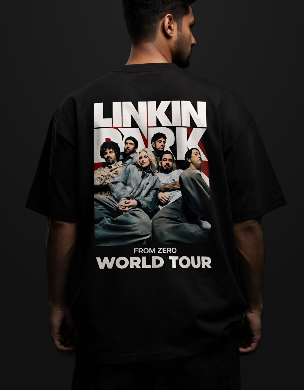 Linkin Park World Tour - Oversized T-Shirt - Black