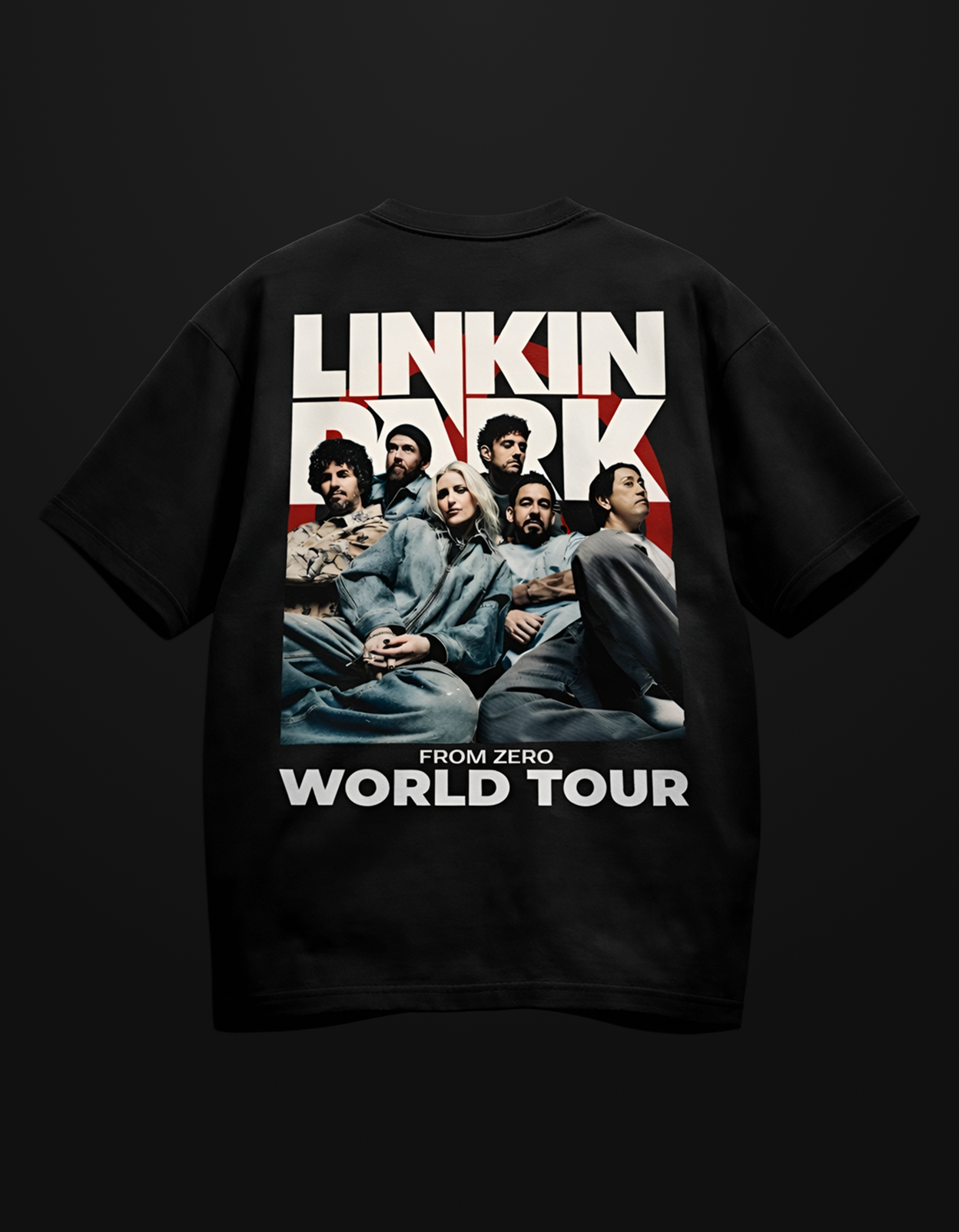 Linkin Park World Tour - Oversized T-Shirt - Black
